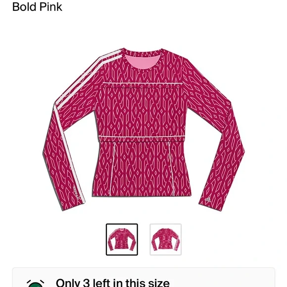 Womens Hoodie Ivy Park Snap Top NWT Pink Set Adidas X Ivy Park